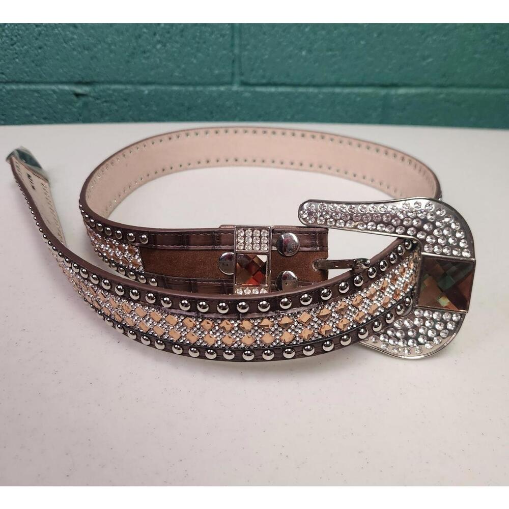 Studded Leather Belt Angel Ranch Size XL